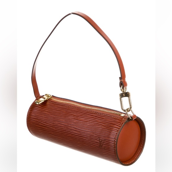 Vintage Louis Vuitton Brown Epi Soufflot Pochette - Picture 3 of 5